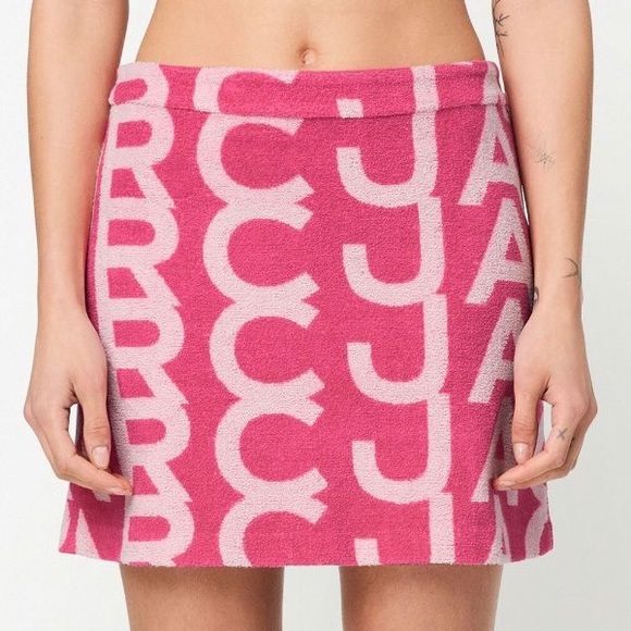 Monogram Terry Mini Skirt - Picture 3 of 6
